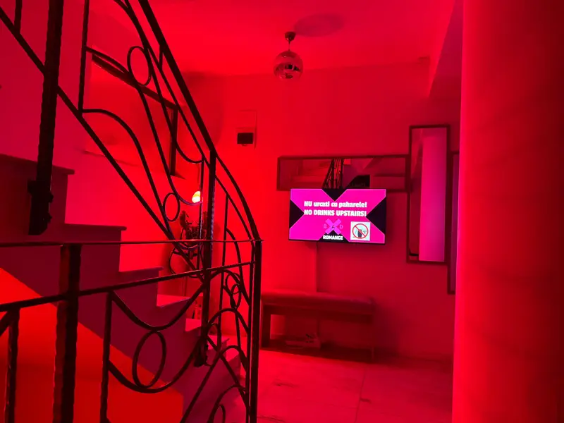 Bad Romance Club - Staircase & living area